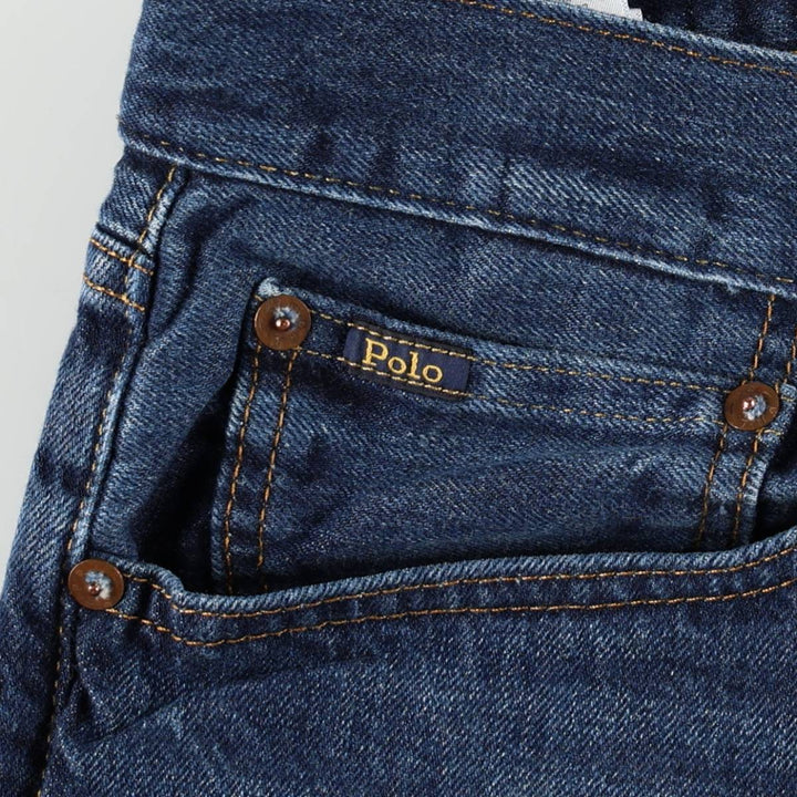 Ralph Lauren Polo Ralph Lauren Tapered Denim Pants, Men's Size W37 (approx.) cotton blue type Vintage Second Hand