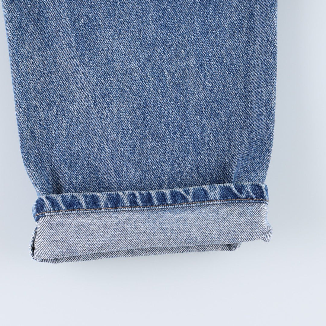 90s-00'S Calvin Klein JEANS Tapered Denim Pants Men's W31 (approx.) cotton blue type Vintage Second Hand