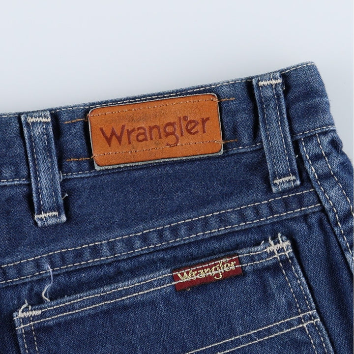 ~90'S Wrangler Regular Fit Tapered Denim Pants, Men's W35 (approx.), Vintage unclear blue type Vintage Second Hand