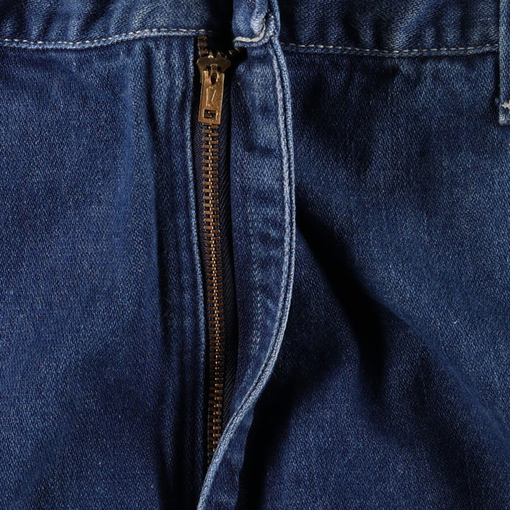 ~90'S Wrangler Regular Fit Tapered Denim Pants, Men's W35 (approx.), Vintage unclear blue type Vintage Second Hand