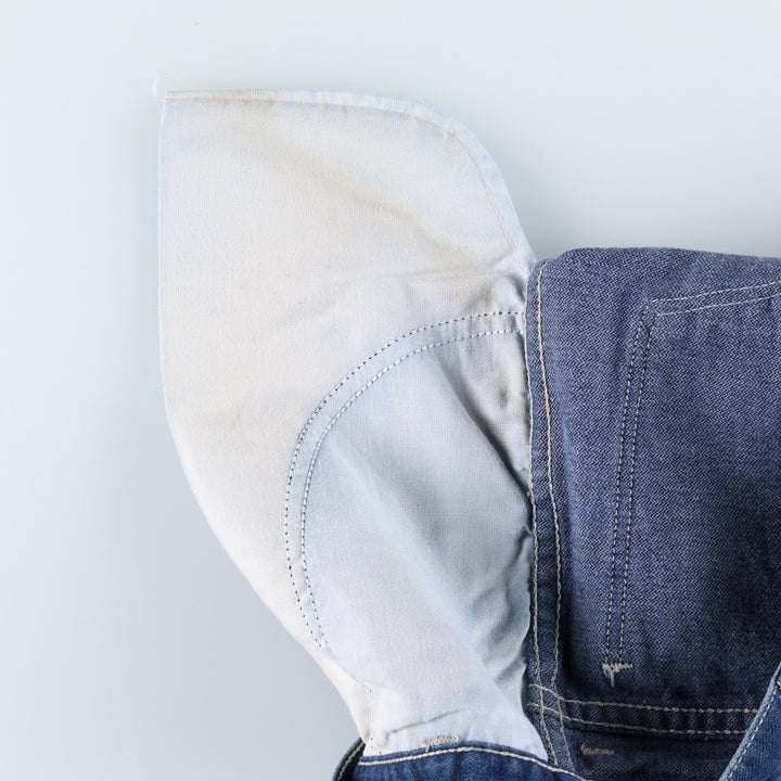 ~90'S Wrangler Regular Fit Tapered Denim Pants, Men's W35 (approx.), Vintage unclear blue type Vintage Second Hand