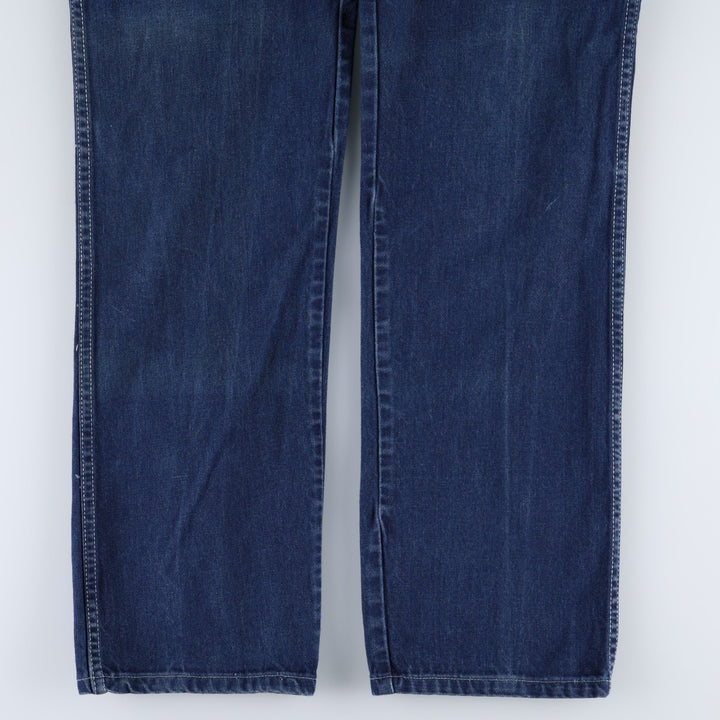 ~90'S Wrangler Regular Fit Tapered Denim Pants, Men's W35 (approx.), Vintage unclear blue type Vintage Second Hand