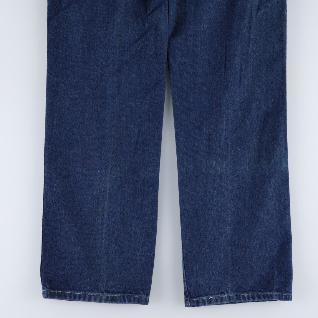 ~90'S Wrangler Regular Fit Tapered Denim Pants, Men's W35 (approx.), Vintage unclear blue type Vintage Second Hand