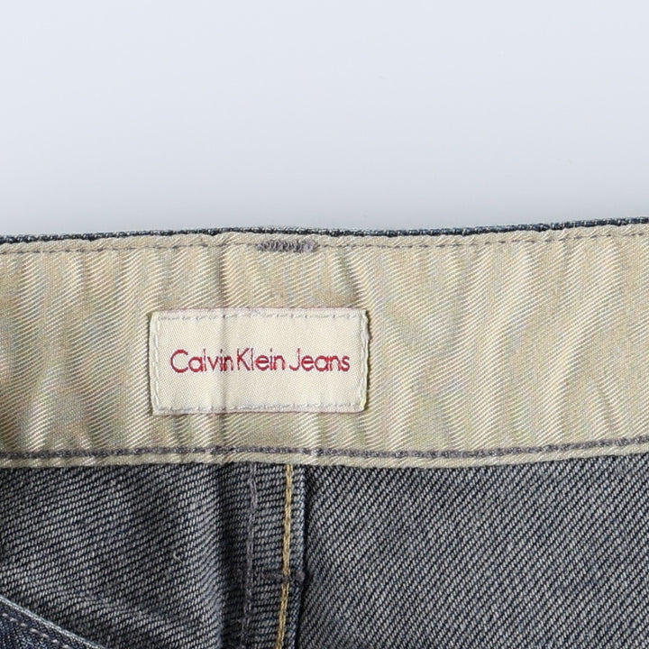 1990'S Calvin Klein Jeans Straight Denim Pants, Men's Size W33 (approx.), Vintage unclear blue type Vintage Second Hand