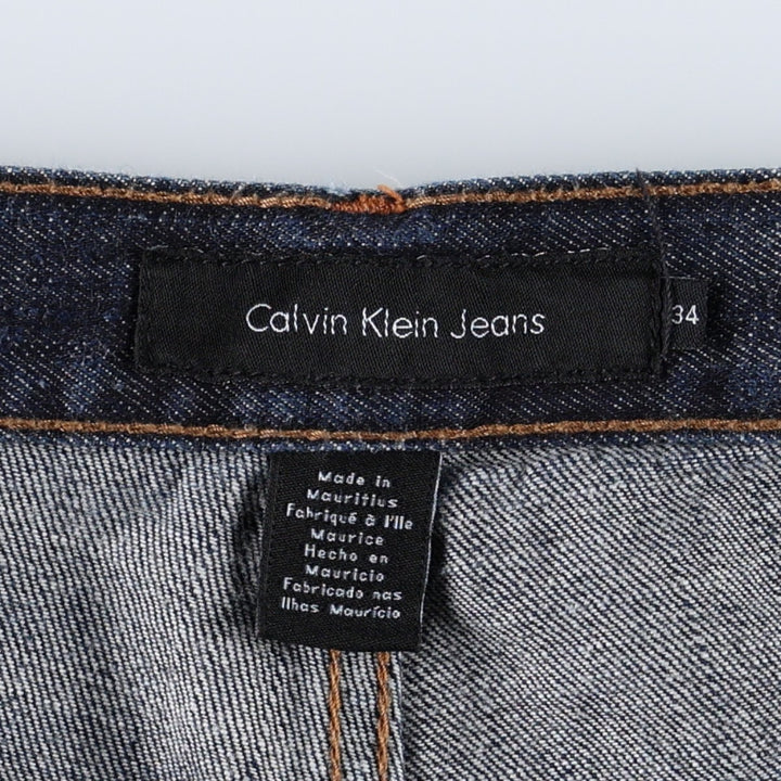 Calvin Klein Jeans Bootcut Denim Pants, Men's Size W36 (approx.) cotton blue type Vintage Second Hand