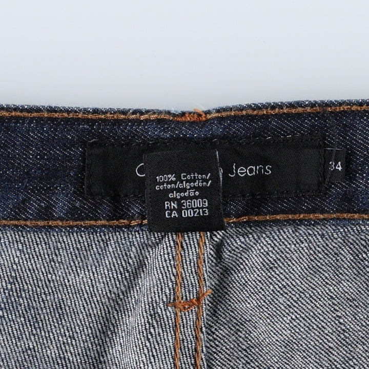 Calvin Klein Jeans Bootcut Denim Pants, Men's Size W36 (approx.) cotton blue type Vintage Second Hand