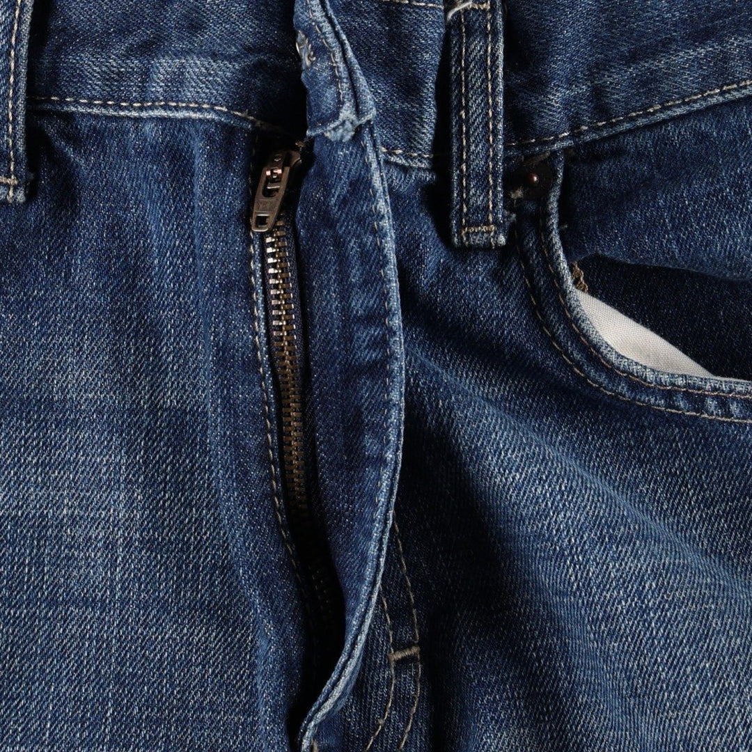 Calvin Klein Relaxed Straight Easy Fit Straight Denim Pants (Men's W35 equivalent) cotton blue type Vintage Second Hand
