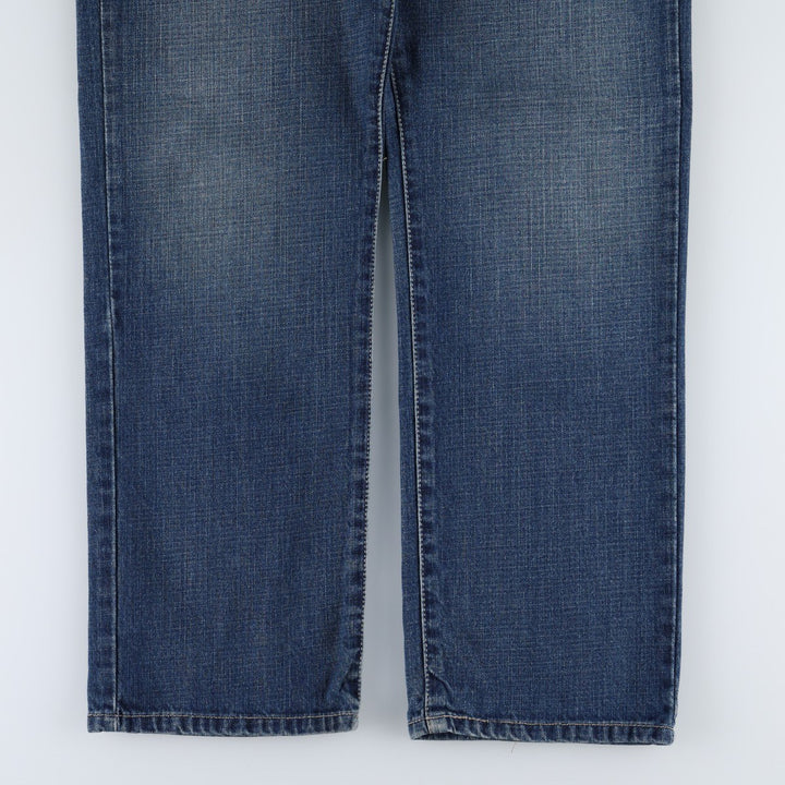 Calvin Klein Relaxed Straight Easy Fit Straight Denim Pants (Men's W35 equivalent) cotton blue type Vintage Second Hand