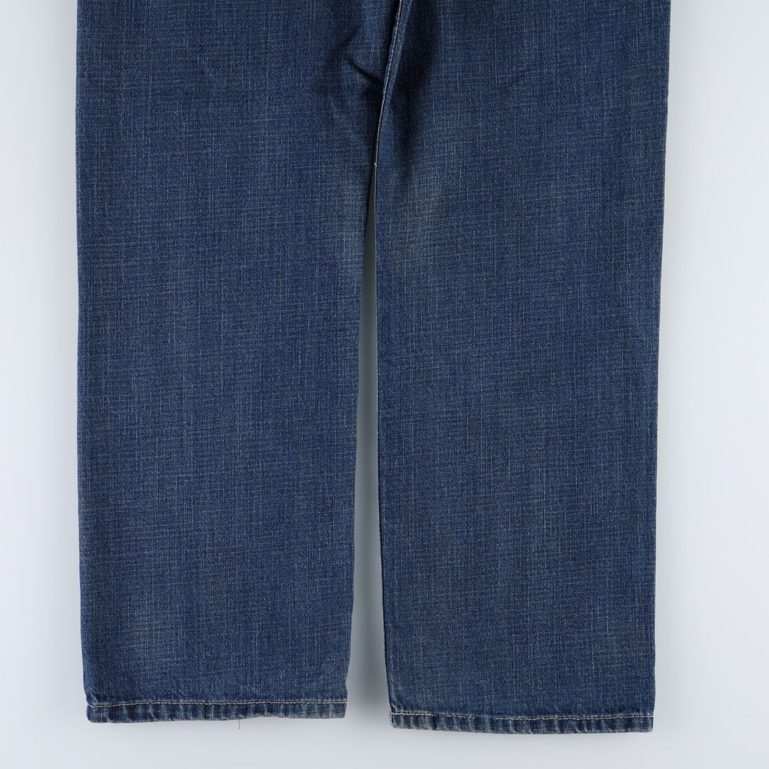 Calvin Klein Relaxed Straight Easy Fit Straight Denim Pants (Men's W35 equivalent) cotton blue type Vintage Second Hand