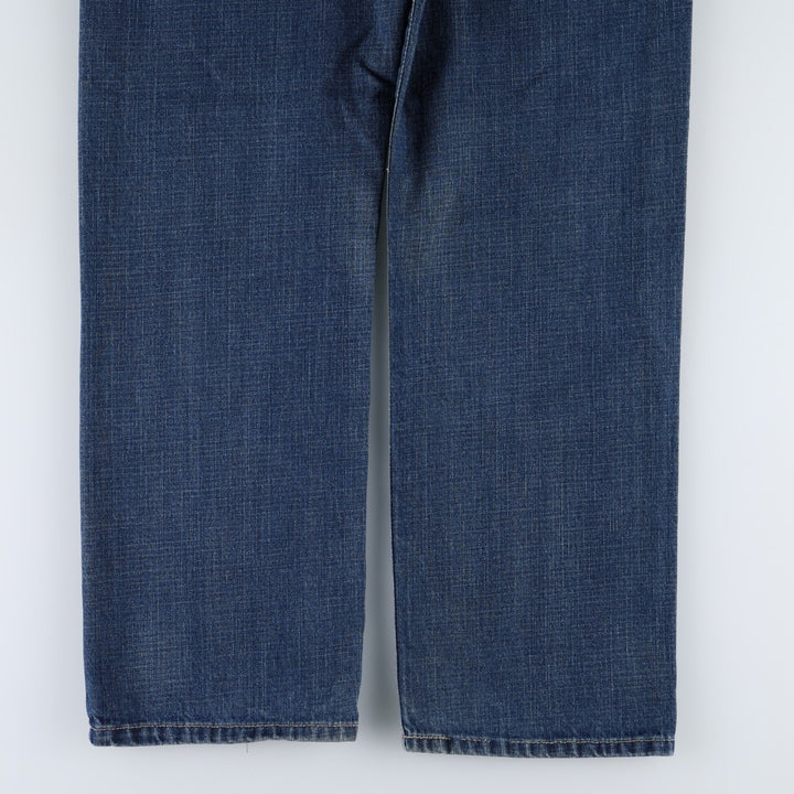 Calvin Klein Relaxed Straight Easy Fit Straight Denim Pants (Men's W35 equivalent) cotton blue type Vintage Second Hand