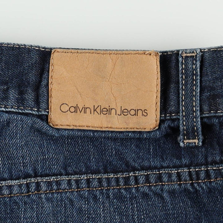 2000'S Calvin Klein Jeans Relaxed Straight Straight Denim Pants, Men's W34 (approx.) cotton blue type Vintage Second Hand
