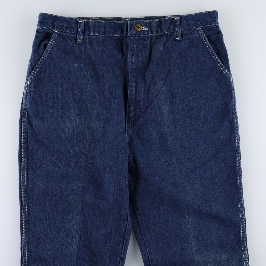 80s-90'S Wrangler Regular Fit Tapered Denim Pants, Men's Size W35 (approx.), Vintage unclear blue type Vintage Second Hand