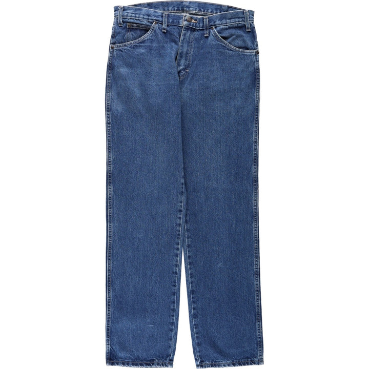 Dickies tapered denim pants for men, equivalent to W34 cotton blue type Vintage Second Hand