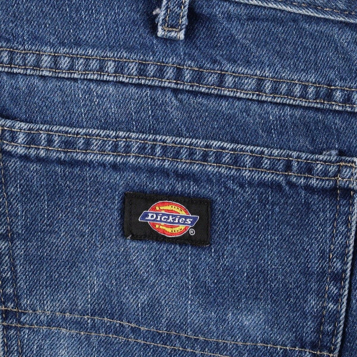 Dickies tapered denim pants for men, equivalent to W34 cotton blue type Vintage Second Hand