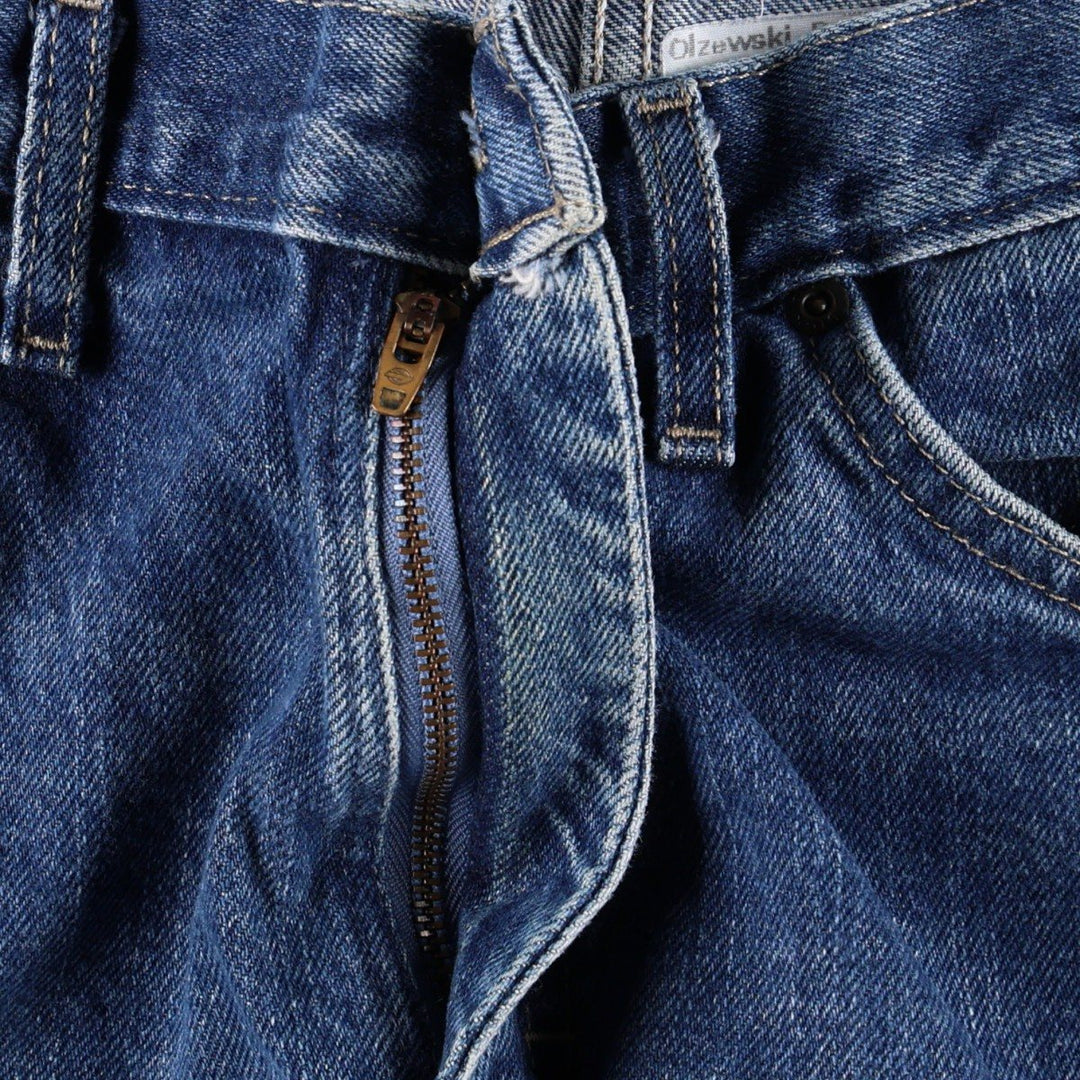 Dickies tapered denim pants for men, equivalent to W34 cotton blue type Vintage Second Hand