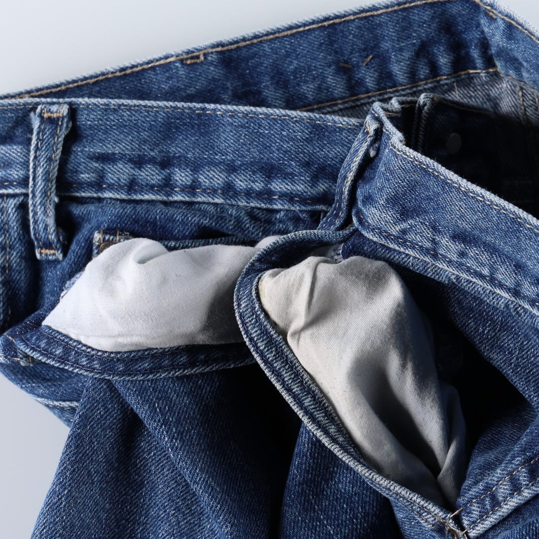 Dickies tapered denim pants for men, equivalent to W34 cotton blue type Vintage Second Hand