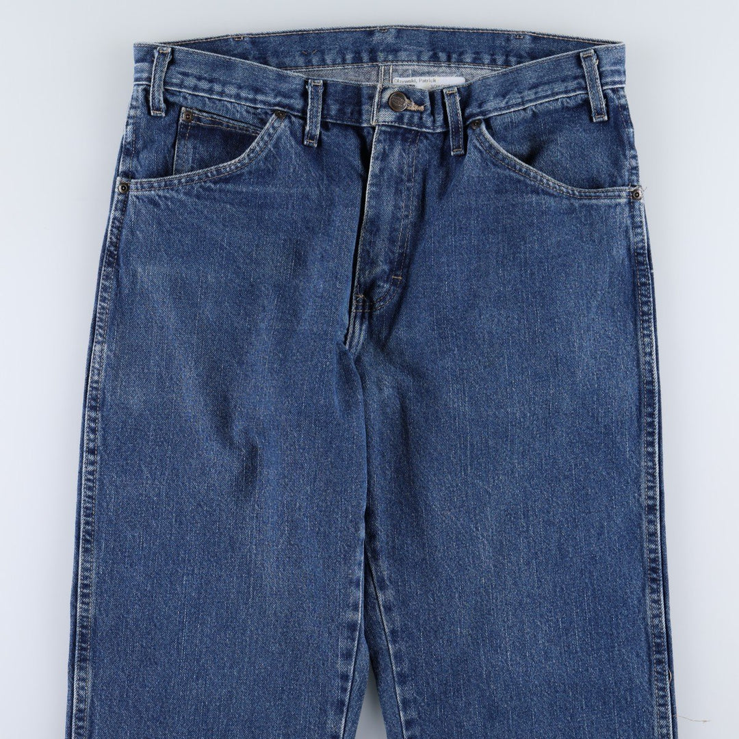Dickies tapered denim pants for men, equivalent to W34 cotton blue type Vintage Second Hand