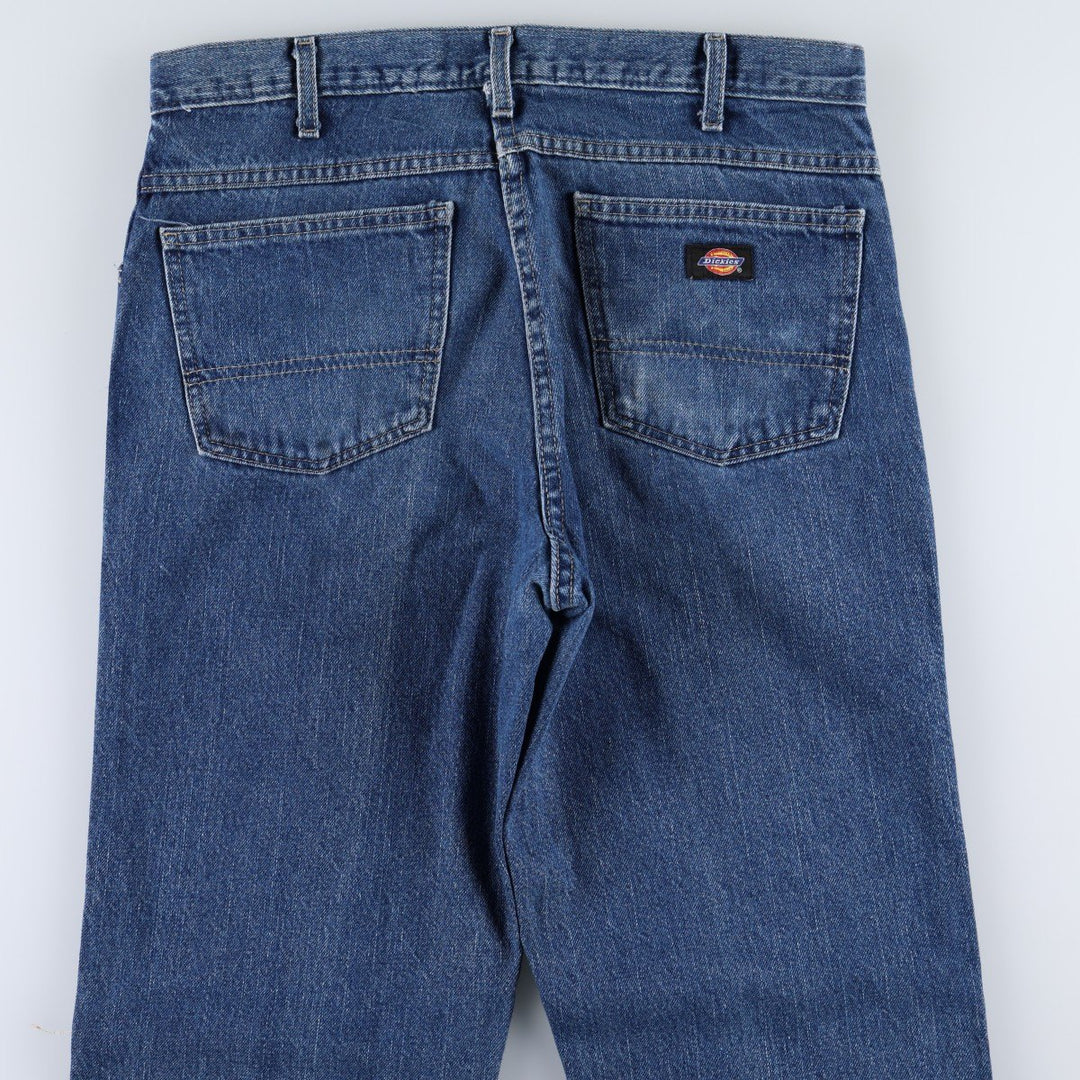 Dickies tapered denim pants for men, equivalent to W34 cotton blue type Vintage Second Hand