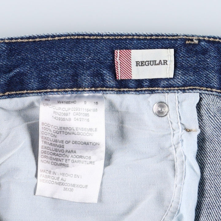 Dickies Regular Straight Denim Pants, Men's Size W38 (approx.) cotton blue type Vintage Second Hand