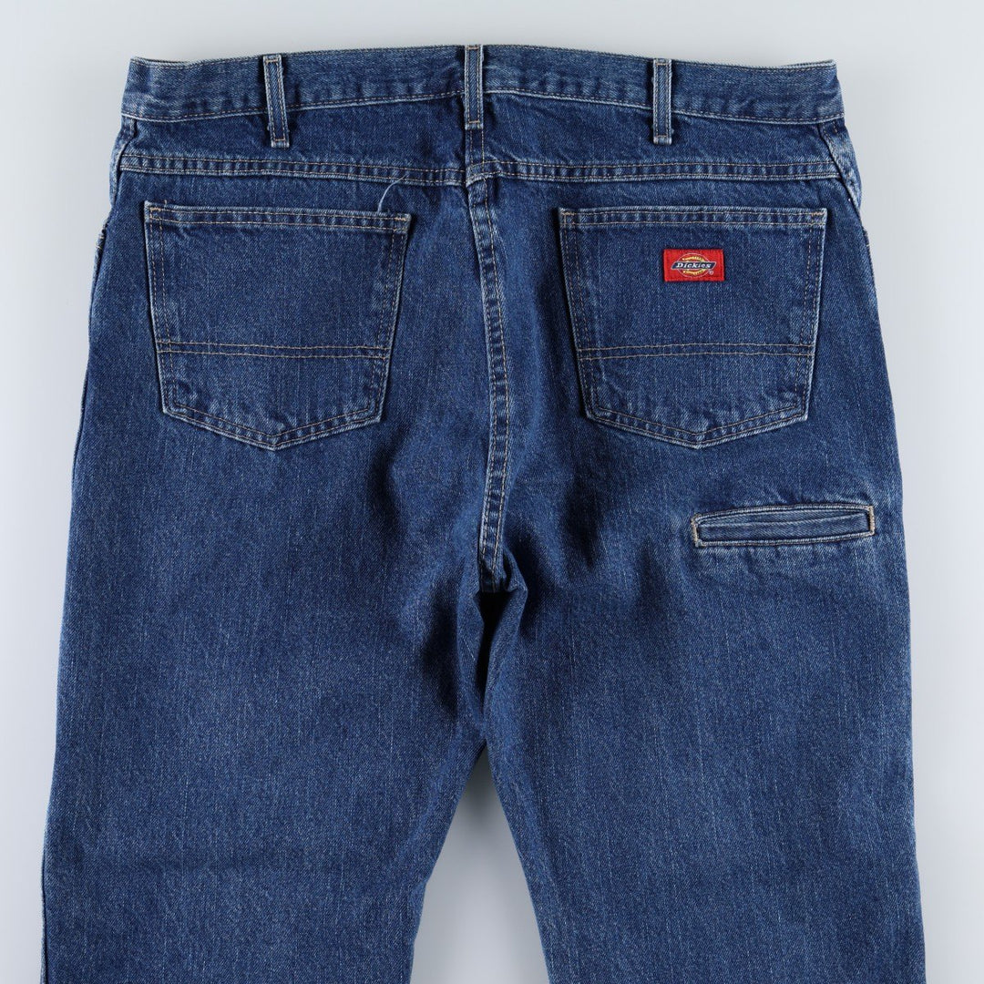 Dickies Regular Straight Denim Pants, Men's Size W38 (approx.) cotton blue type Vintage Second Hand