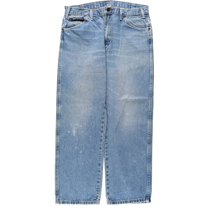 Dickies Relaxed Fit Tapered Denim Pants, Men's Size W35 (approx.) cotton blue type Vintage Second Hand