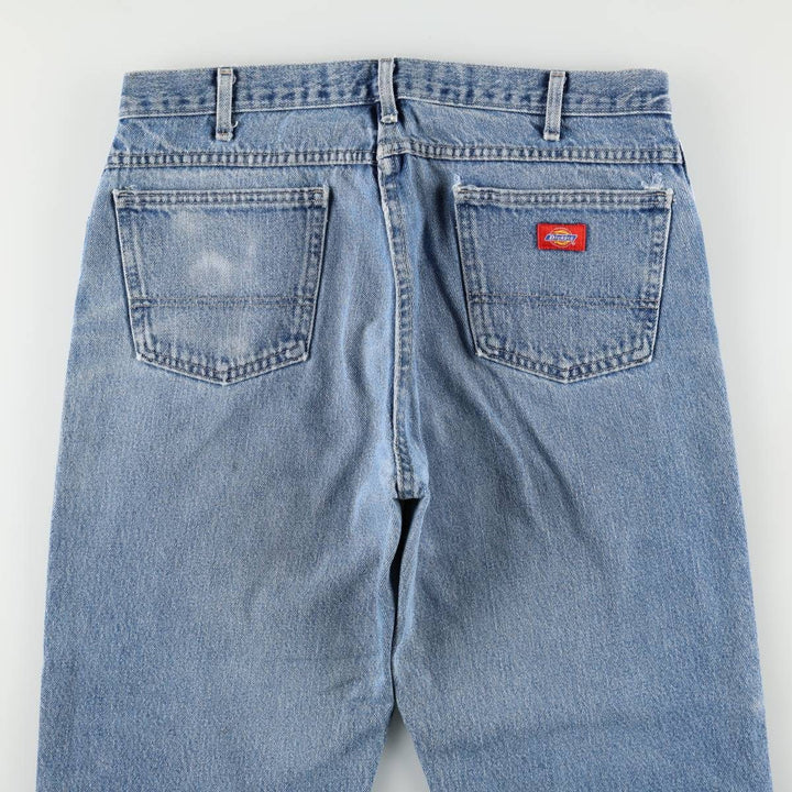 Dickies Relaxed Fit Tapered Denim Pants, Men's Size W35 (approx.) cotton blue type Vintage Second Hand