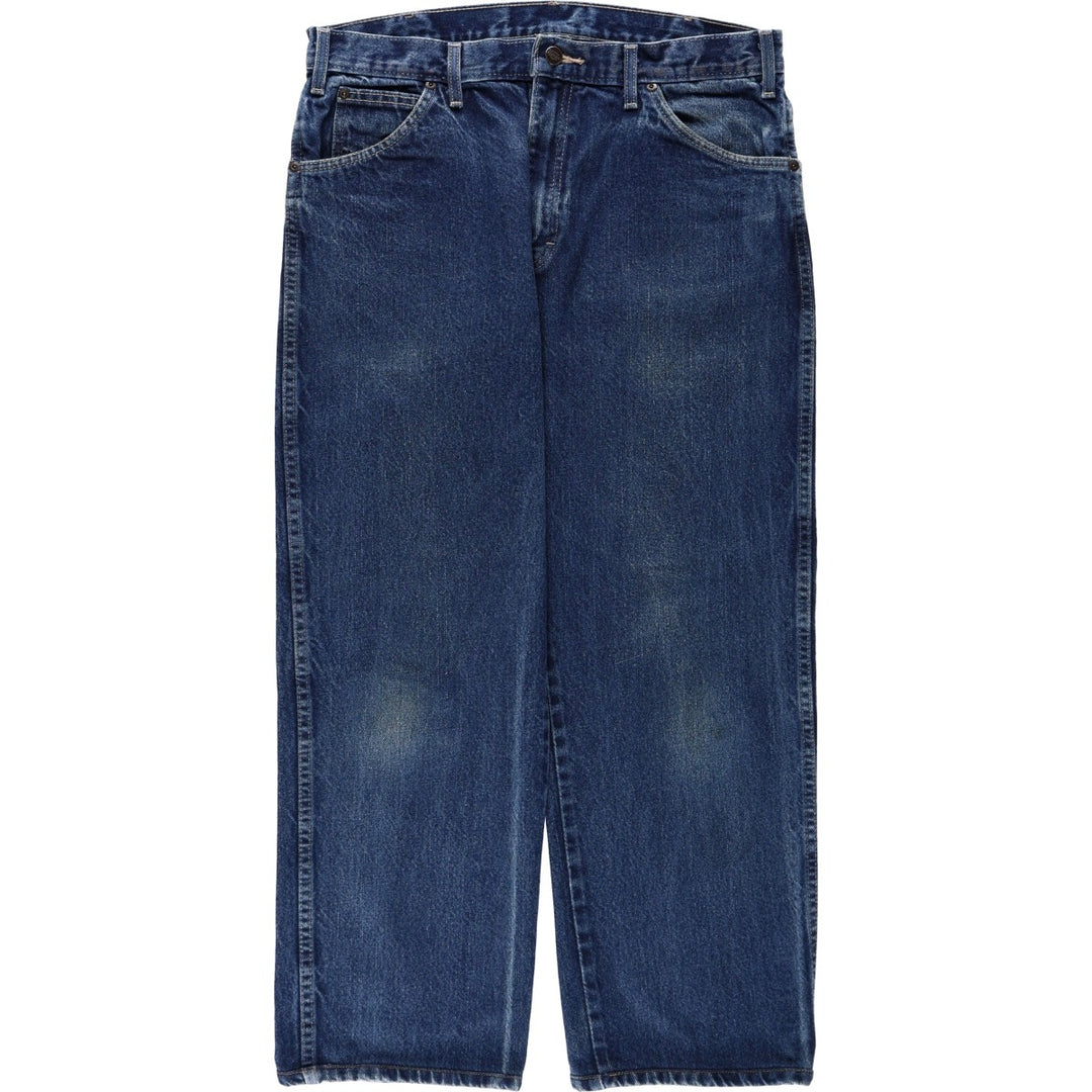 Dickies tapered denim pants for men, equivalent to W35 cotton blue type Vintage Second Hand