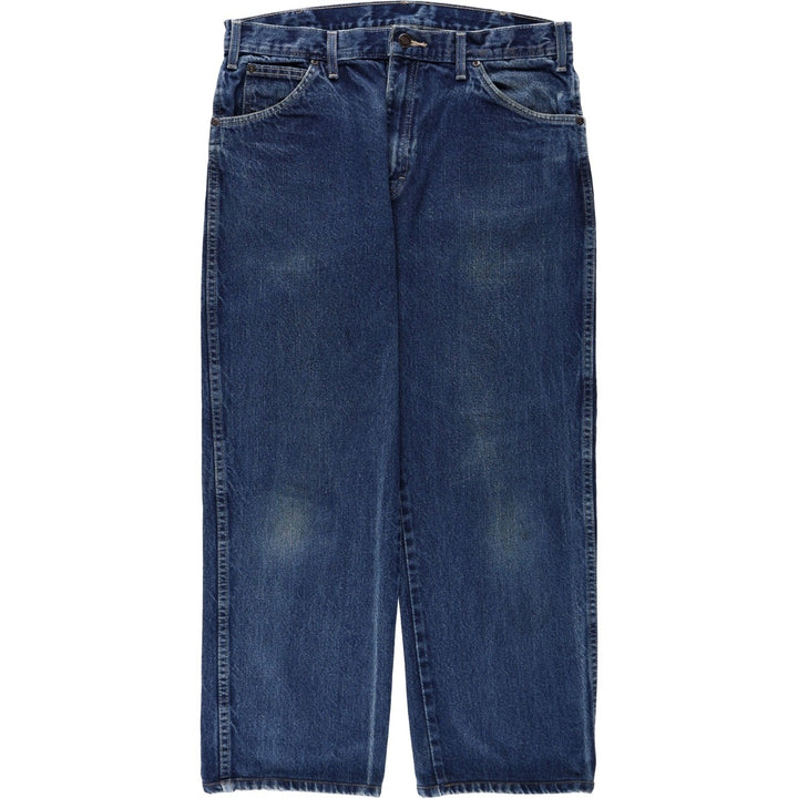 Dickies tapered denim pants for men, equivalent to W35 cotton blue type Vintage Second Hand