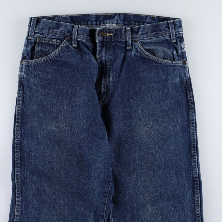 Dickies tapered denim pants for men, equivalent to W35 cotton blue type Vintage Second Hand