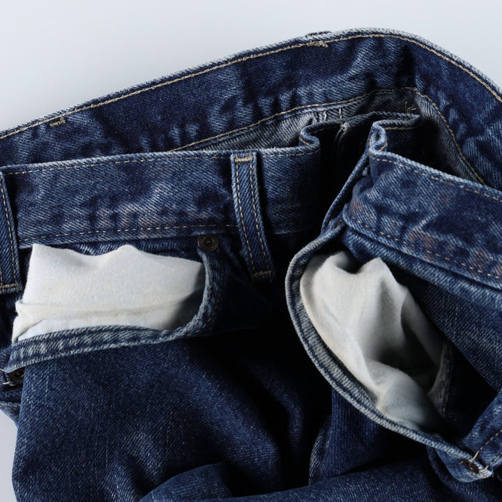 Dickies tapered denim pants for men, equivalent to W35 cotton blue type Vintage Second Hand