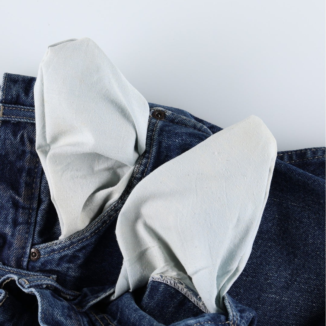Dickies tapered denim pants for men, equivalent to W35 cotton blue type Vintage Second Hand