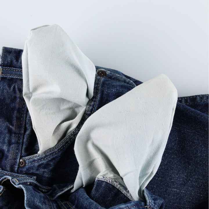 Dickies tapered denim pants for men, equivalent to W35 cotton blue type Vintage Second Hand