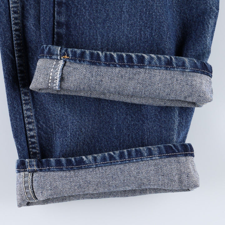 Dickies tapered denim pants for men, equivalent to W35 cotton blue type Vintage Second Hand