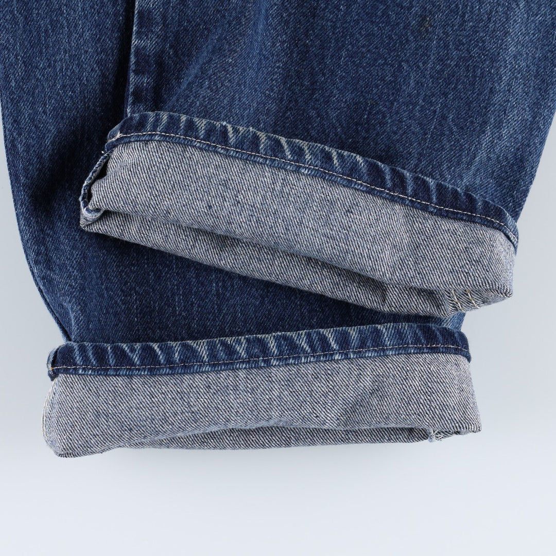 Dickies tapered denim pants for men, equivalent to W35 cotton blue type Vintage Second Hand