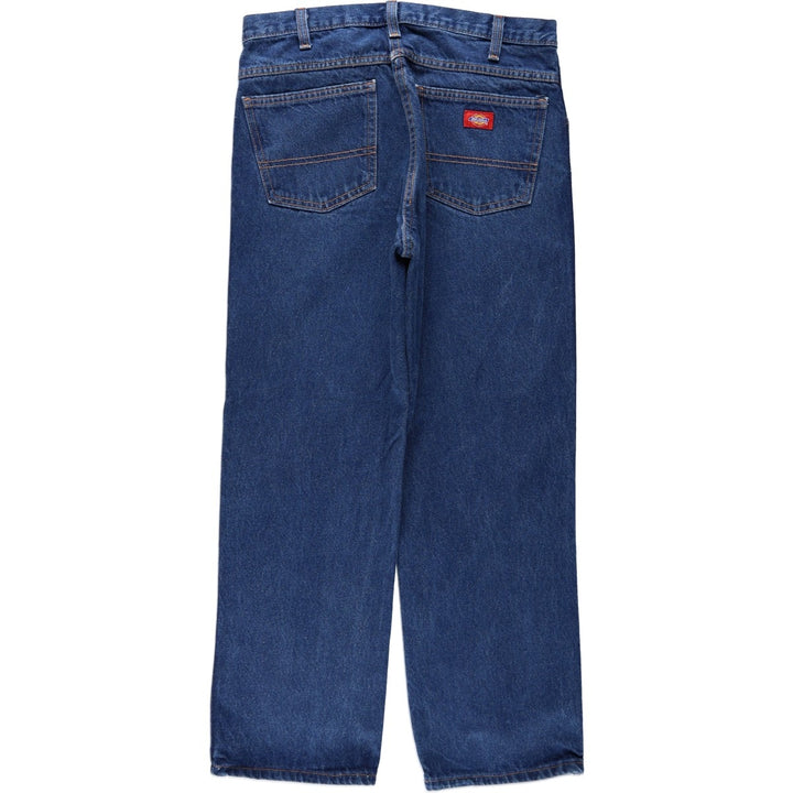 Dickies Regular Fit Straight Denim Pants, Men's, Size 34 cotton blue type Vintage Second Hand