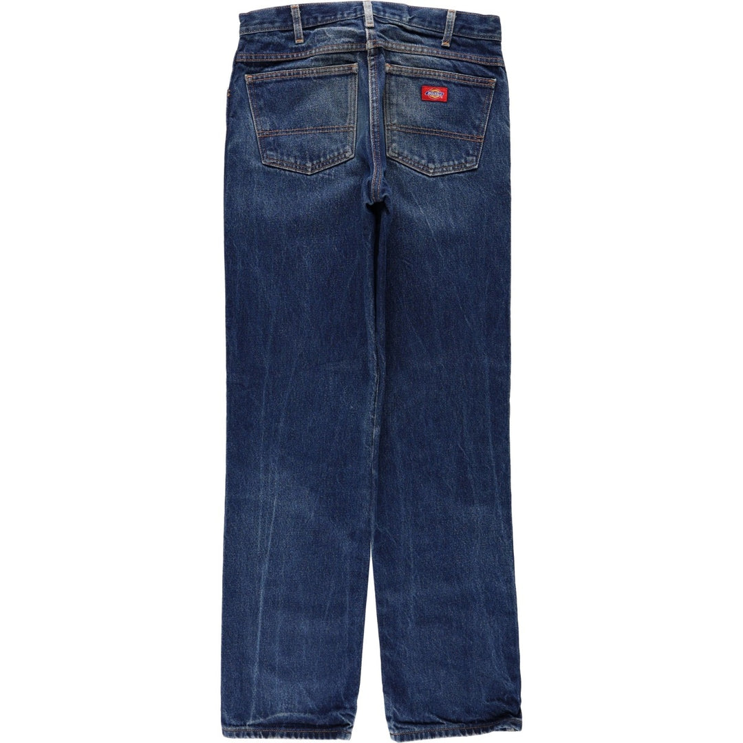 Dickies Straight Denim Pants for Men, W32 equivalent unclear blue type Vintage Second Hand