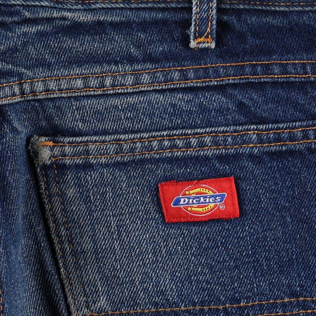 Dickies Straight Denim Pants for Men, W32 equivalent unclear blue type Vintage Second Hand