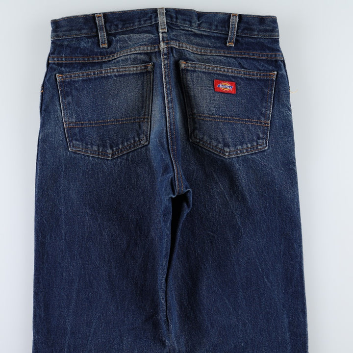 Dickies Straight Denim Pants for Men, W32 equivalent unclear blue type Vintage Second Hand