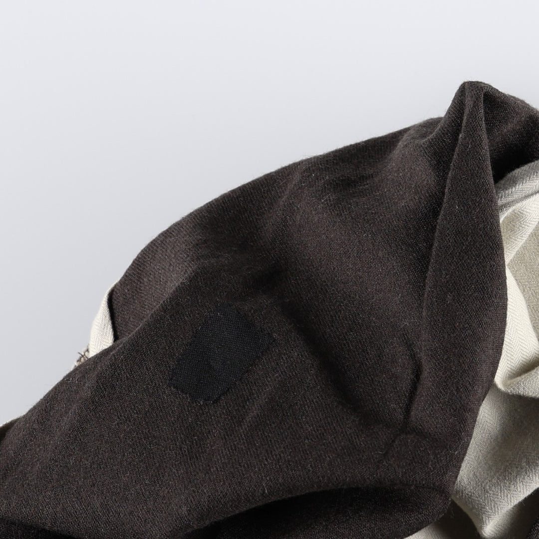 ~90'S Kabat Two-Pleat Wool Trousers, Men's W33 (approx.), Vintage wool dark chocolate Vintage Second Hand