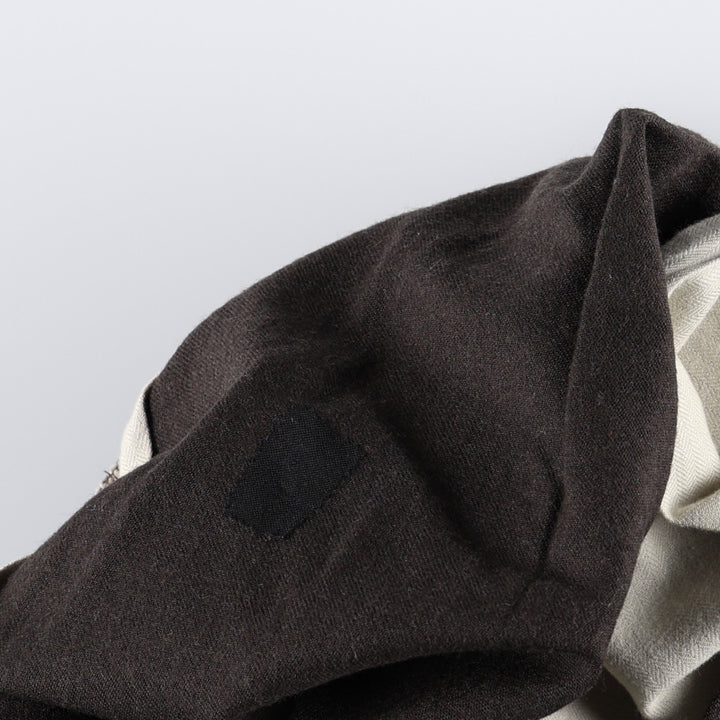 ~90'S Kabat Two-Pleat Wool Trousers, Men's W33 (approx.), Vintage wool dark chocolate Vintage Second Hand