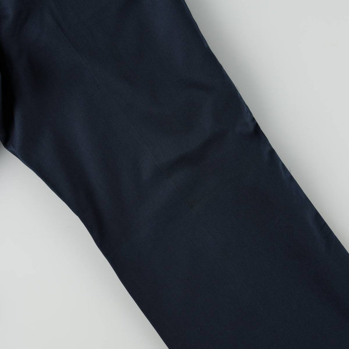 ~1990'S Norm Thompson Two-Pleat Slacks Pants, Men's Size W34 (approx.), Vintage unclear navy blue type Vintage Second Hand