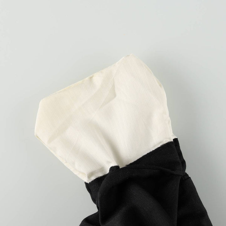 Two-pleat wool trousers, men's size W34 (approx.), vintage. wool black type Vintage Second Hand