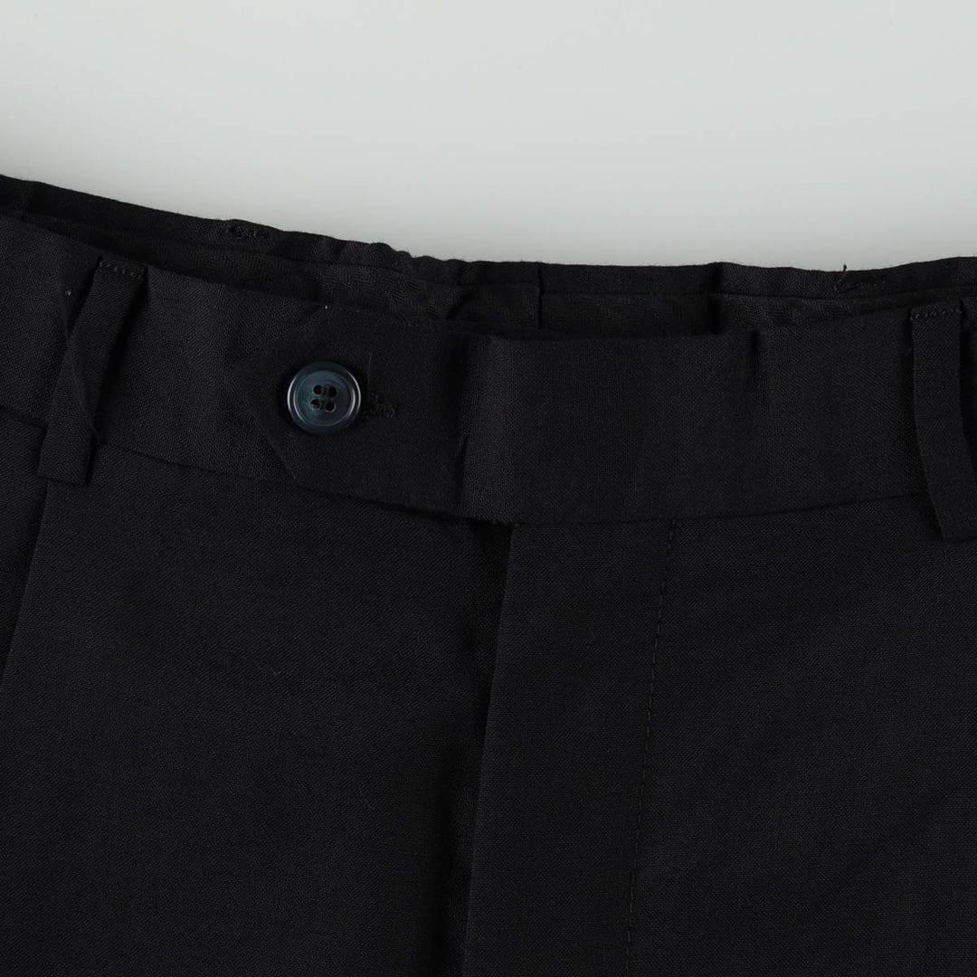 ~90'S Charter Club Club Room Two-Pleat Wool Trousers, Men's W34 (approx.) Vintage wool navy blue type Vintage Second Hand
