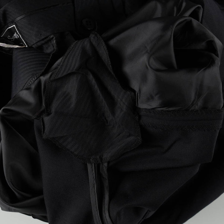 ~90'S Charter Club Club Room Two-Pleat Wool Trousers, Men's W34 (approx.) Vintage wool navy blue type Vintage Second Hand