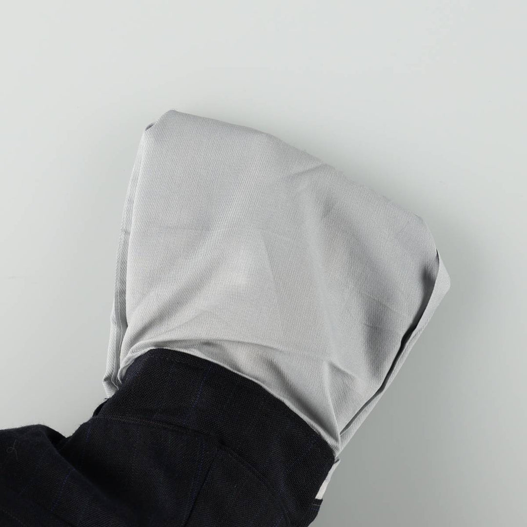 80s-90'S Towncraft Stripe Pattern Two-Pleat Slacks Pants, Made in USA, Men's W31 (approx.), Vintage unclear navy blue type Vintage Second Hand