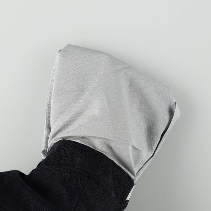 80s-90'S Towncraft Stripe Pattern Two-Pleat Slacks Pants, Made in USA, Men's W31 (approx.), Vintage unclear navy blue type Vintage Second Hand