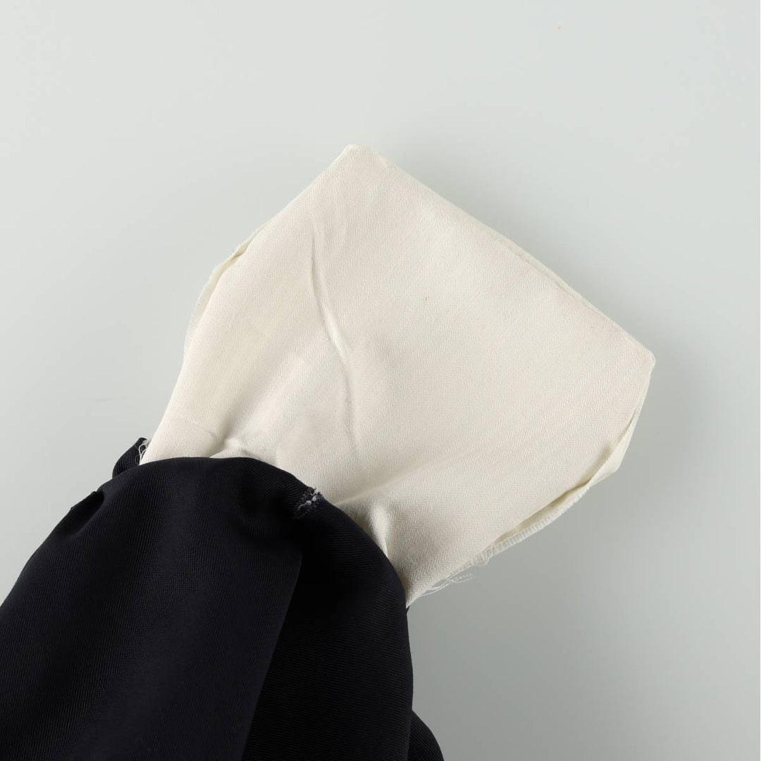 90'S Dockers two-pleat slacks, men's size W34 (approx.), vintage. polyester navy blue type Vintage Second Hand