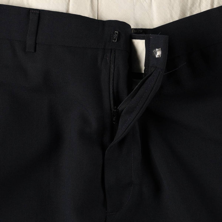 HAGGAR GENERATION'S FIT slacks pants, made in USA, men's size W32 (approx.), vintage. Polyurethane navy blue type Vintage Second Hand
