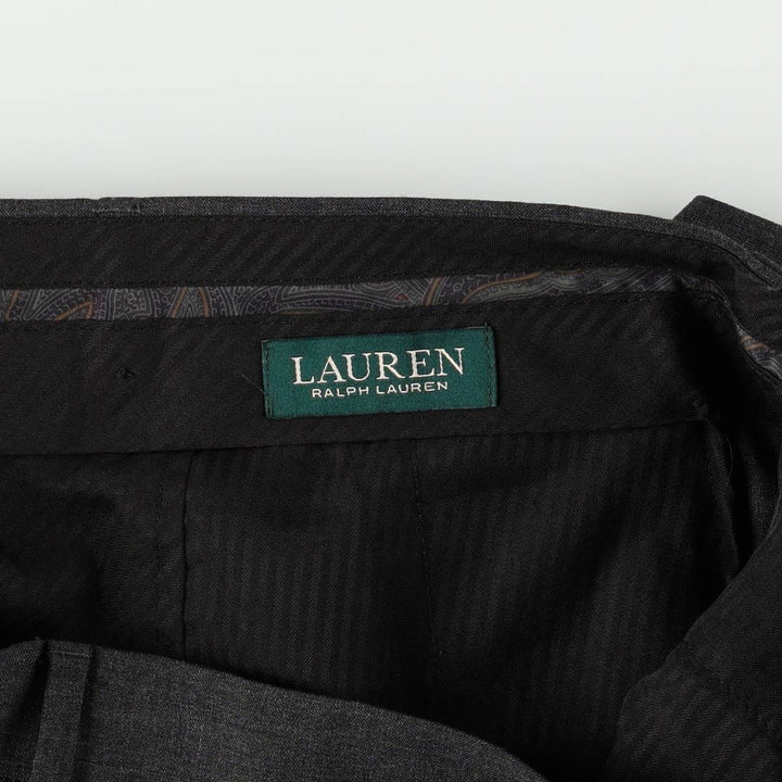 Ralph Lauren LAUREN Lauren slacks pants for men, equivalent to W35 unclear Charcoal Vintage Second Hand