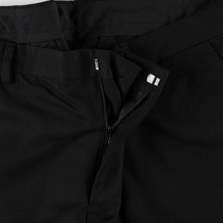 Calvin Klein men's wide-leg slacks (approximately W35). polyester black type Vintage Second Hand